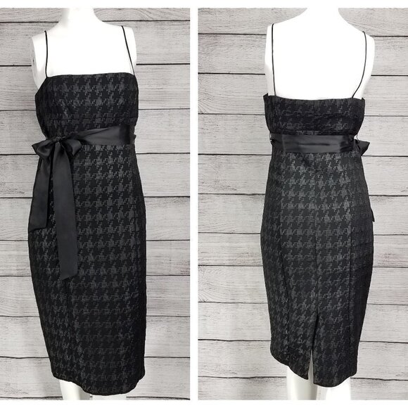 Ice Iceberg IT 42 / S Black Cocktail Sheath Dress - Picture 1 of 8